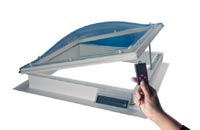 lichtkoepel met afstandsbediening, vaculux, www.dakweb.nl