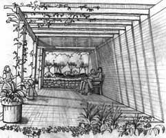 zonwering buiten, pergola, www.historicgeorgetown.org