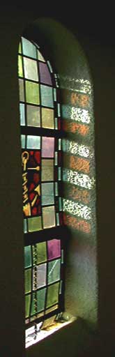zonwering "tussen", glas-in-lood