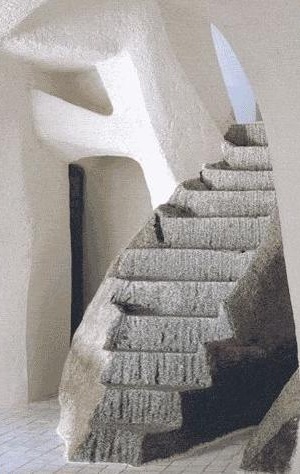 bloktrap 13 hedendaags interieur natuurstenen trap arch saviero couelle www couelle com