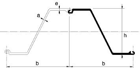az-profiel,  gevormd door twee gespiegelde z-profielen, www.arcelorprojects.nl