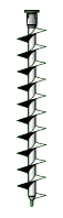 paalfundering, betonmortelschroefpaal, principe