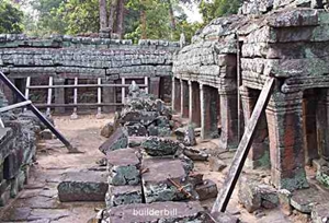 schoor, kmer-tempel, angkor