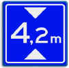 verkeersbord voor doorrijhoogte vanaf 4,0 m (www.informatiebord.nl)